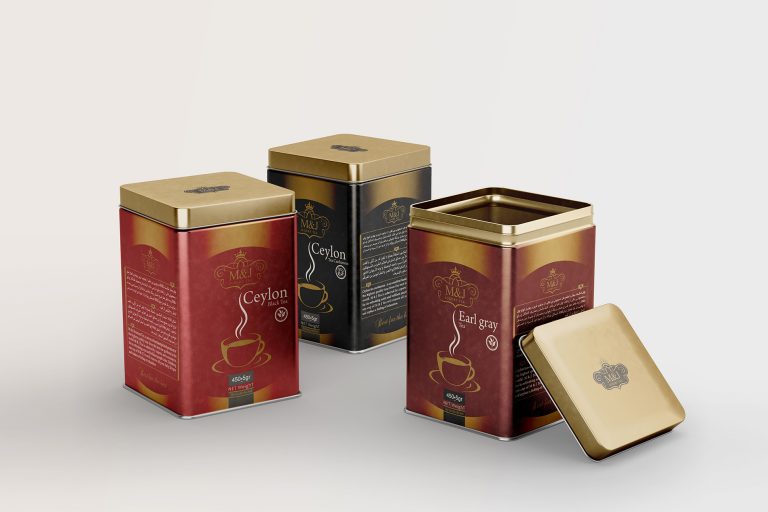 Tea Packaging Design for M & J Food Industries