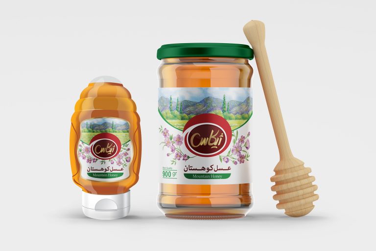 Honey Packaging Design for Zhikas Food Industries