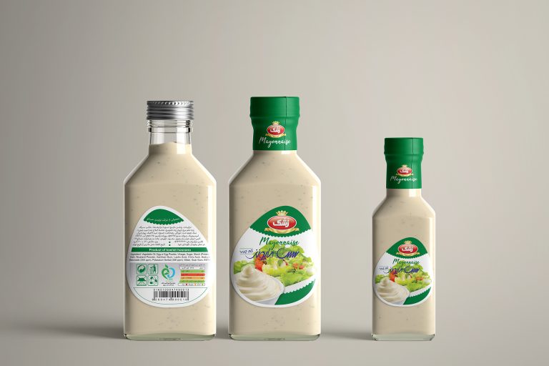 Mayonnaise sos Packaging Design for Zoshk Food Industries