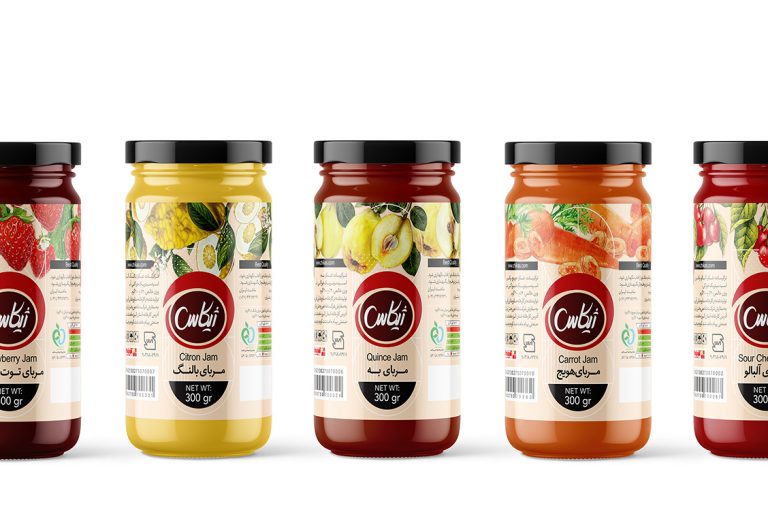 Jam Packaging Design for Zhikas Food Industries