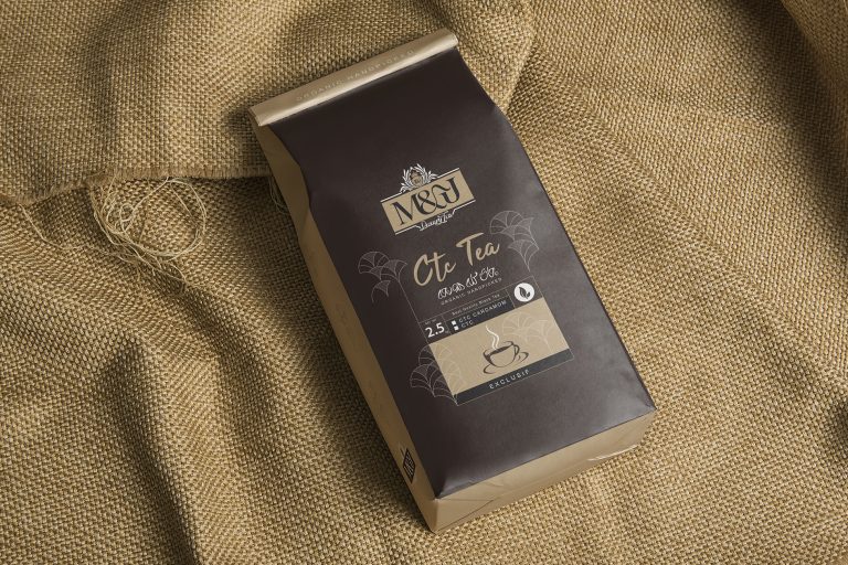 Tea Packaging Design for M & J Food Industries